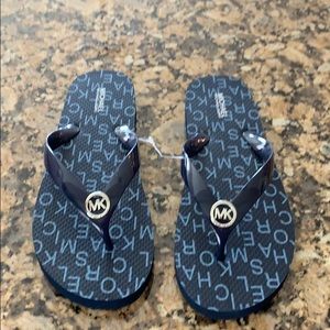 NWT Michael Kors flip flops
